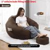 Кресло-мешок Большой мешок Удобное Ленивое кресло-диван Лен Шезлонг Диван Подарок Татами