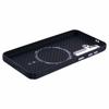 For Samsung Galaxy S25 Case Compatible with MagSafe Carbon Fiber Texture Water Transfer PC Phone Cover