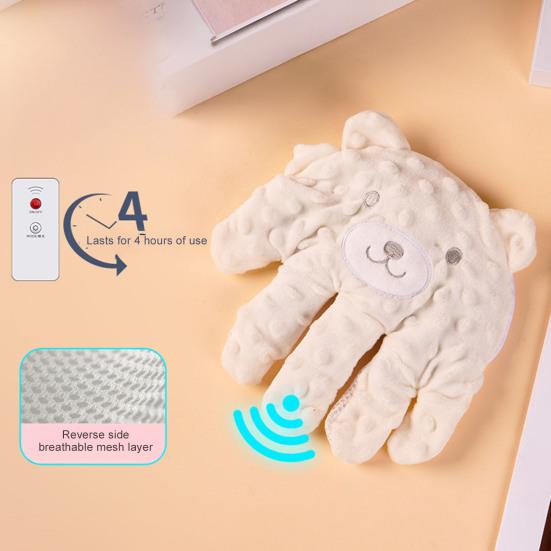 Соска-пустышка Ладошка Мягкая успокаивающая ладошка с нежным поглаживанием Пульт дистанционного управления Мягкая игрушка для успокоения младенцев Помощь для сна для новорожденных Девочек Мальчиков