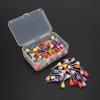100Pcs Dental Polisher Nylon Teeth Polishing Brush  Dental Supply with Storage BoxMixed Color