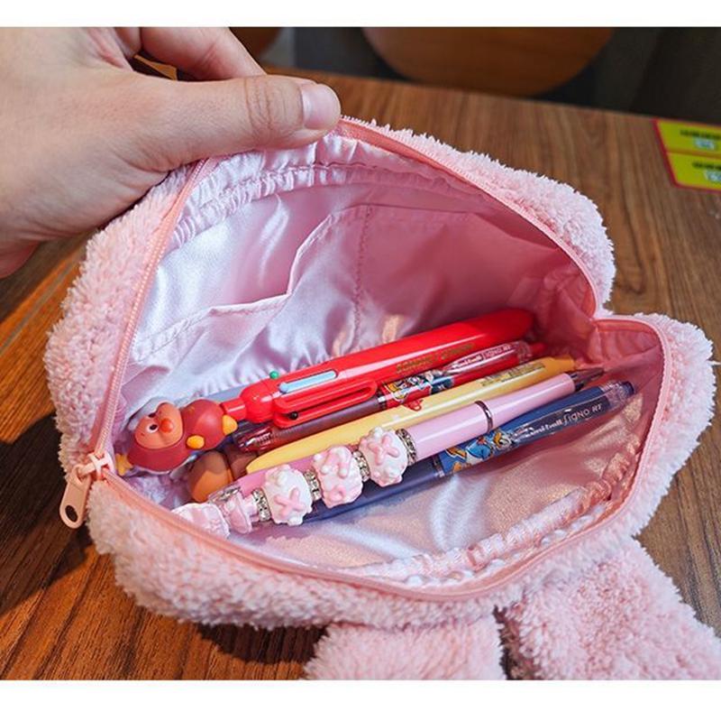 Cute Monchichi Pencil Bags Monchichi School Stationery Storage Bags For Monchhichi Fans Desktop Storage Bags Anime Fans Gifts