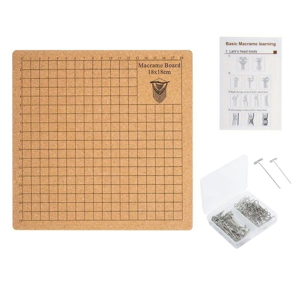 Double Sided Board Kit Handy Project Reversible Board Reusable Braiding Mat Weaving Board Lightweight Crafting Mat