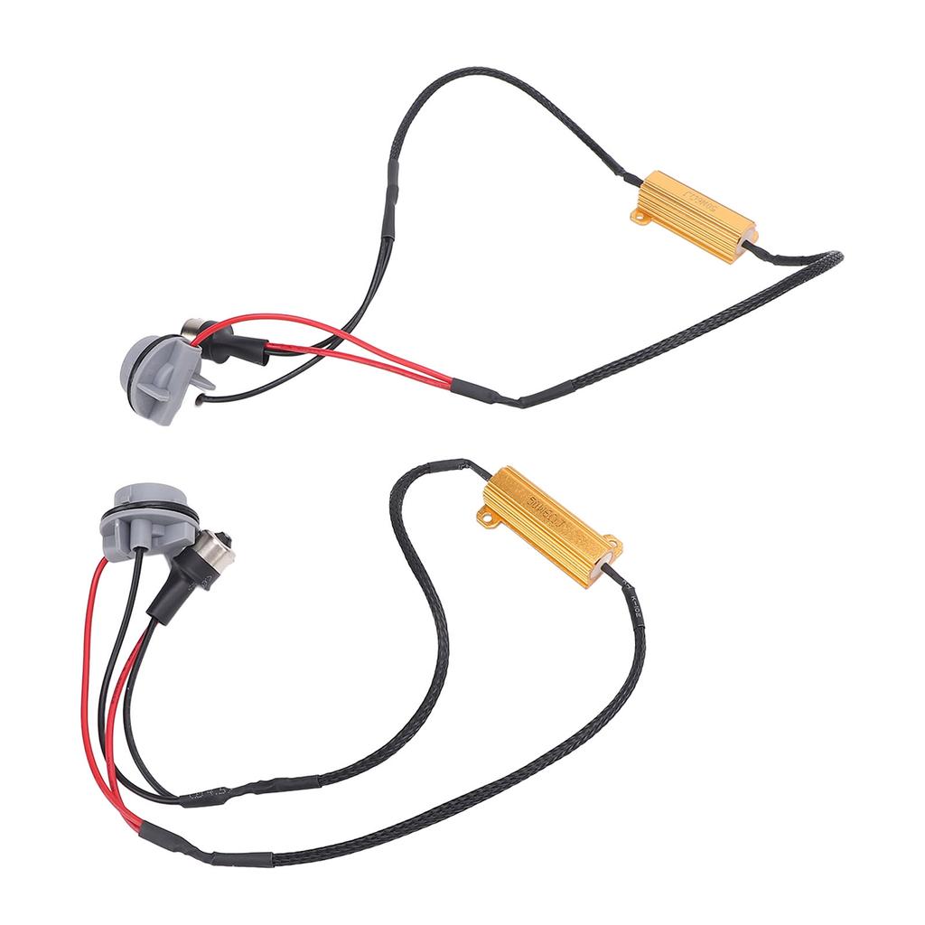 50 Вт 6 Ом LED Декодер-резистор Антимерцание Автомобильные лампы Резистор Адаптер жгута для указателя поворота Дневной ходовой свет