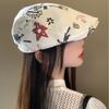 Versatile Womens Beret Hat Featuring Random Graffiti Design Ideal For Spring And Summer