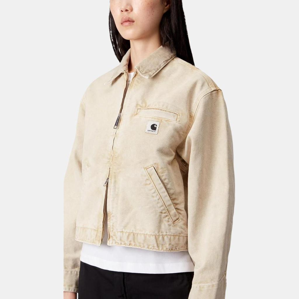Carhartt WIP FW25 Куртка Emery с квадратным подолом и биркой Удобная Простая Молния Куртка с длинным рукавом Женские куртки I035570-0ME-5F