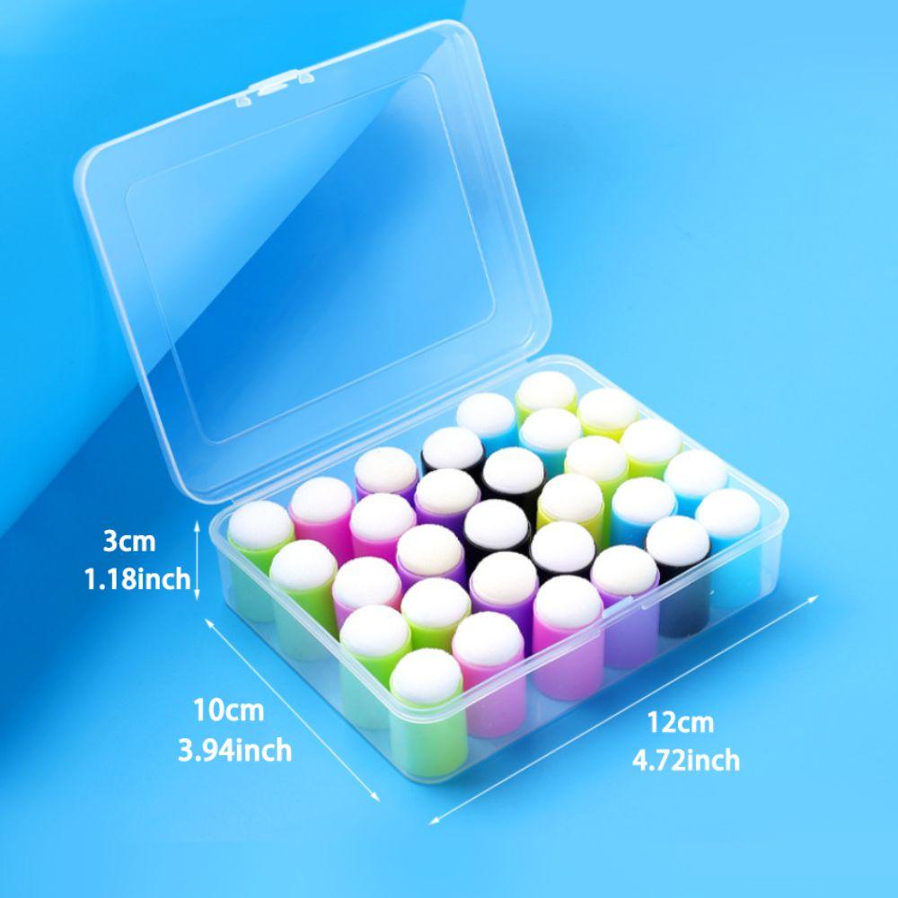 30pcs DIY Dauber Sponge Inking Staining Painting Finger Cot Finger Painting Sponge  Art Supply
