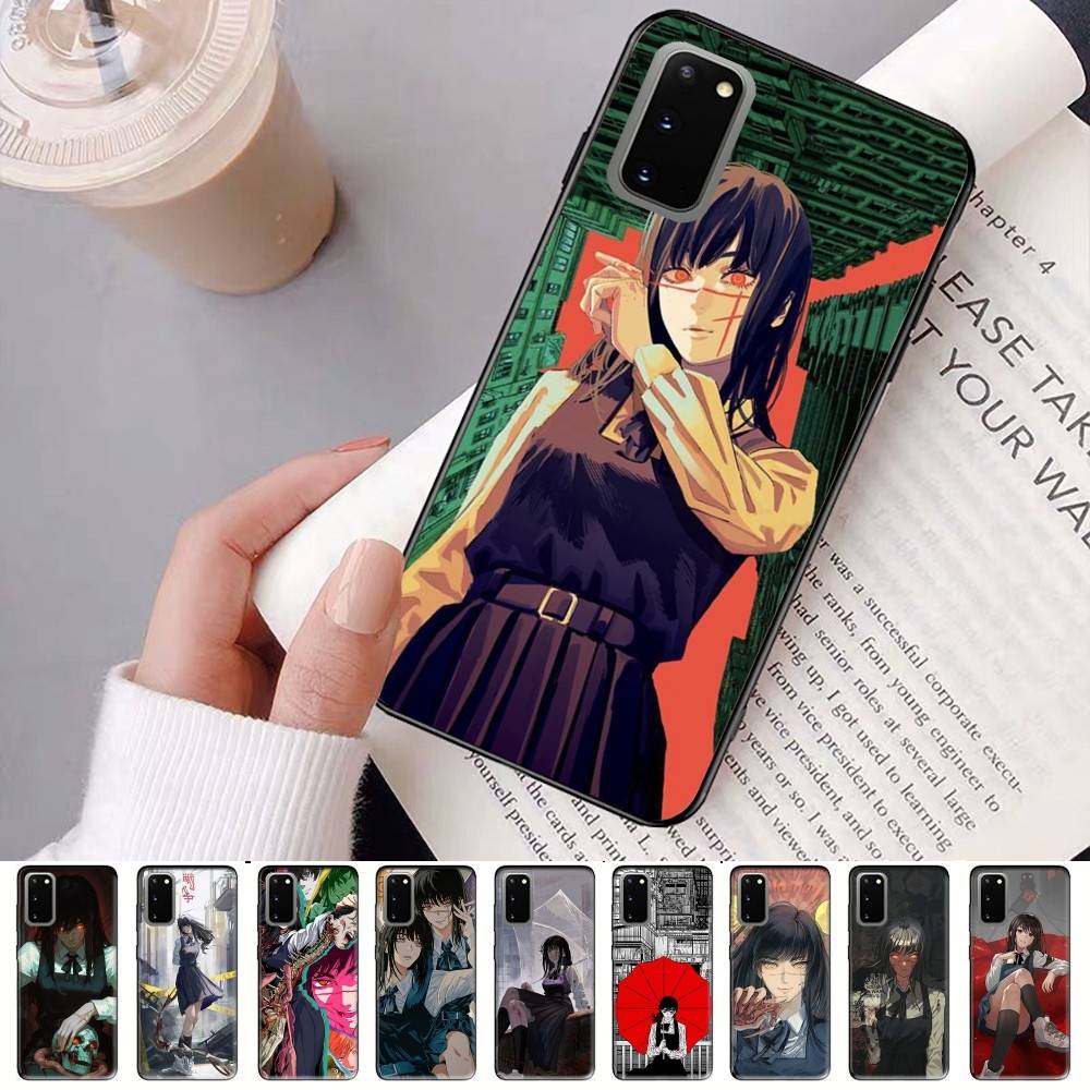 Чехол для телефона Chainsaw Man с Аса Митака (Аниме) для Samsung S 24 Fe 25 Ultra Plus 20 Lite 21 30 22 23 24 22 Ultra 5G Fundas