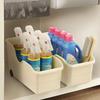 С Колесами Ящик для Хранения Разного Пластиковый Органайзер для Кухонного Шкафа