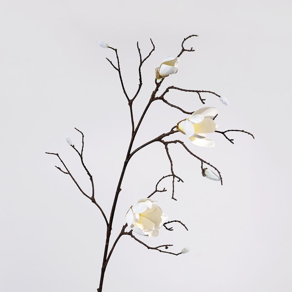 Real Touch Simulation Big Magnolia Large Artificial Orchid Fake Silk Flower  Table Decoration