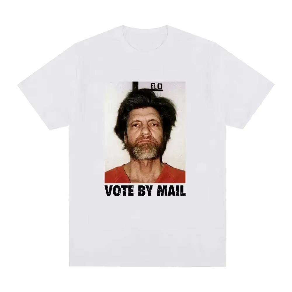 Футболка Ted Kaczynski для голосования по почте, мужская модная графическая футболка Харадзюку, унисекс, высокое качество, повседневная винтажная хлопковая футболка, топы