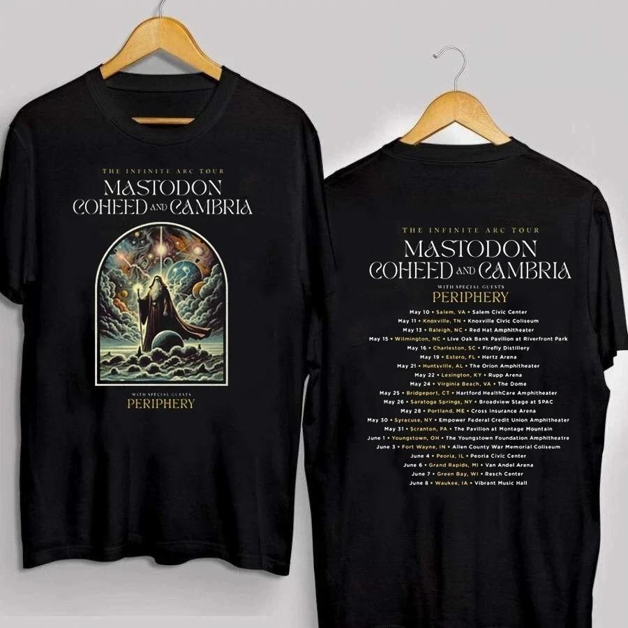 COHEED AND CAMBRIA Тур 2025 Двусторонняя Полноразмерная S-5XL OM2057 Унисекс Футболка