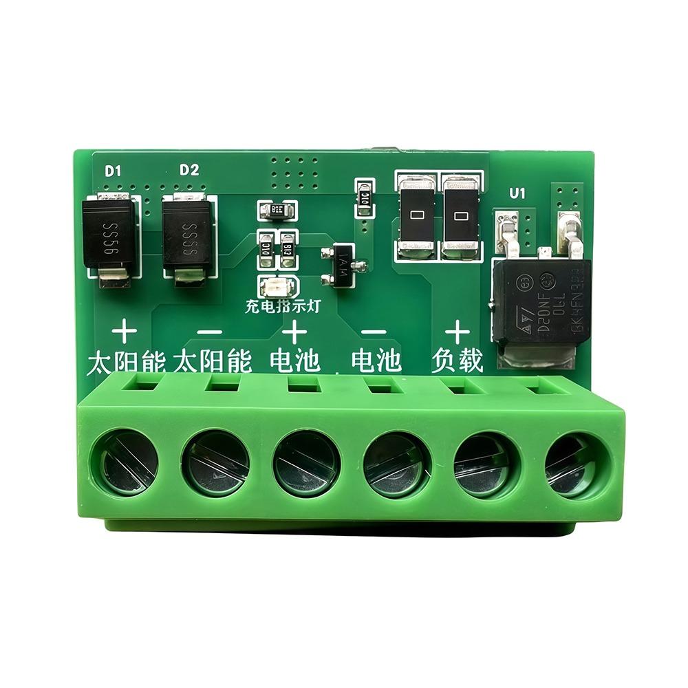 1Pcs New DC 6-45V Control Circuit Board Fully Automatic Auto On Off Solar Street Light Board 10A Light Drive Control Board