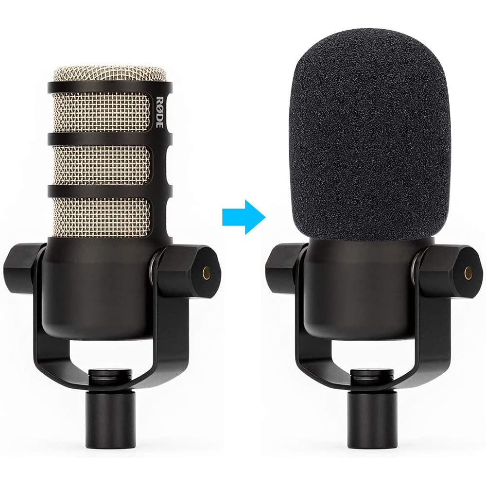 Rode PodMic Foam Pop Filter Cover Custom Windshield for USB Dynamic Broadcast Microphone Blocking Plosives