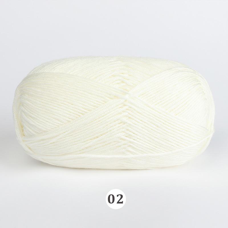 50g/Ball DIY Crochet Yarn Hand Woven Yarn Knitted Fabric Natural Bamboo Cotton Baby High Quality