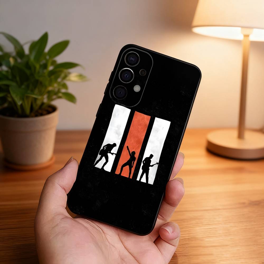 COOL Band P-Paramore Phone Case For Samsung S25,S24,S21,S22,S23,S30,Ultra,S20,Plus,Fe,Lite,5G Black Cover