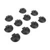 10PCS Angled End Cap for L Track Semi Circular Shape End Fittings Eliminates Pointed Edges On L Rail for Truck Bed