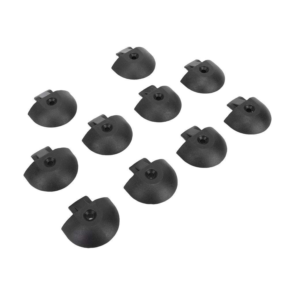 10PCS Angled End Cap for L Track Semi Circular Shape End Fittings Eliminates Pointed Edges On L Rail for Truck Bed