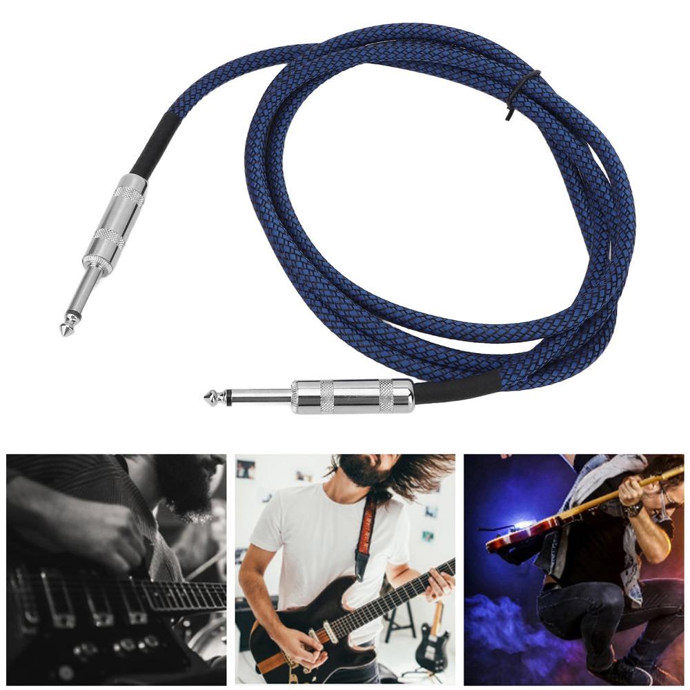 Noise Reduction 1/4 Inch Cable Plug and Play 6.35mm Instrument Cable Guitar Cable  Studio Recording