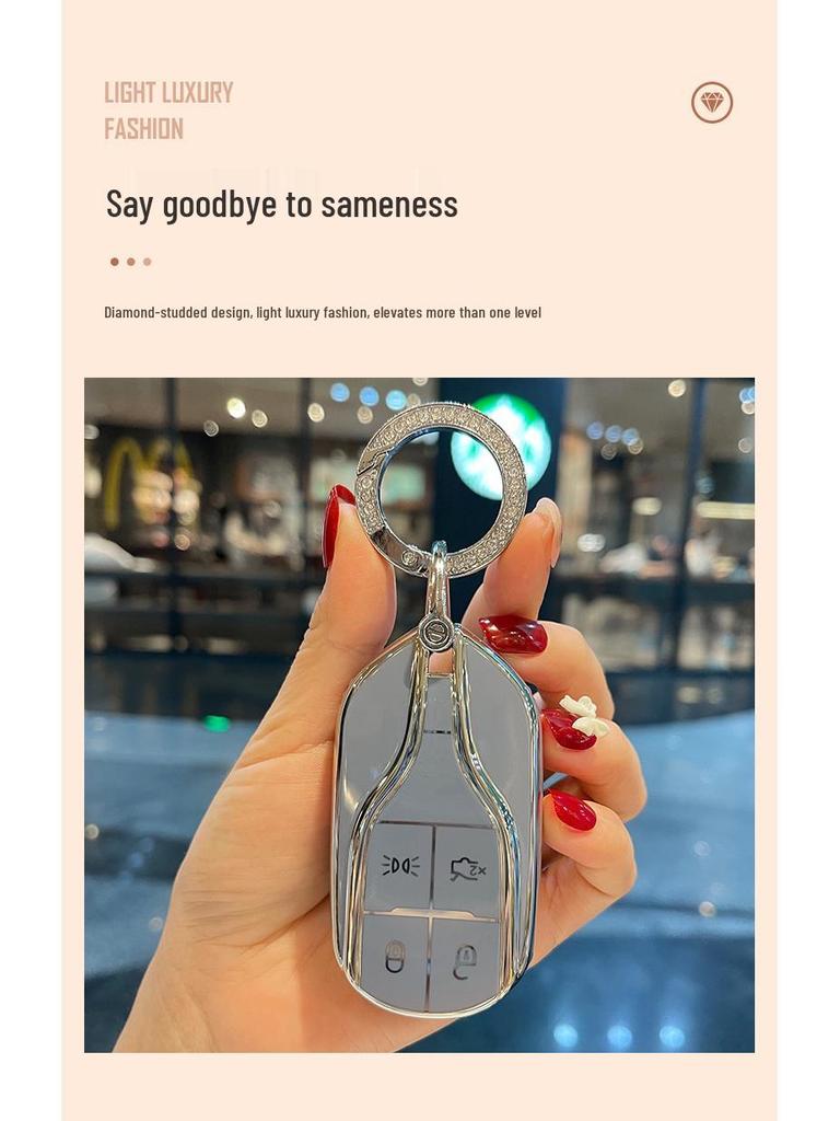 Women's Maserati Key Case for Levante and Ghibli Models - High-End Design