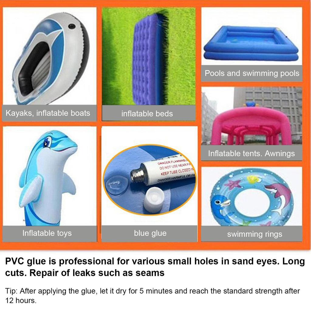 Клей ПВХ для ремонта надувных лодок, Клей для ремонта SUP, Тюбики, Клей для ремонта надувных лодок, Падлбордов, Каяков, Тюбик