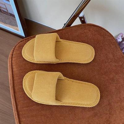 Новые женские тапочки, нескользящие, повседневные домашние туфли на плоской подошве, женские теплые туфли, однотонные модные женские тапочки, зима 2024 г.