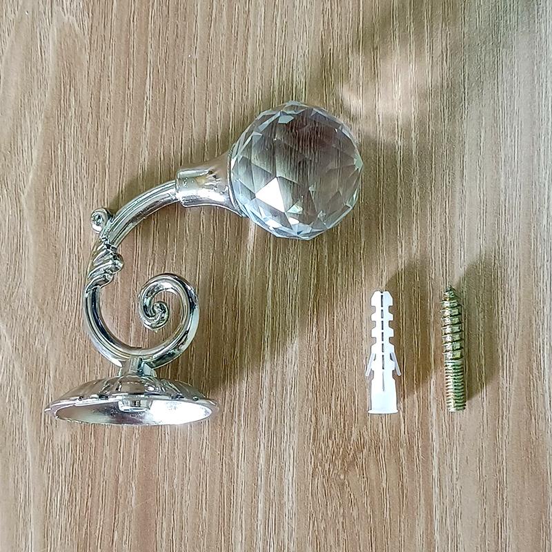 2 шт. Кристаллический держатель модный крючок для штор, завязка для штор, домашний декор, держатель для крючка, европейский стиль, аксессуары для окон, настенный
