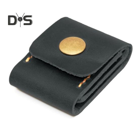 Чехол для медиатора на 3 слота, сумка-держатель медиатора, чехол из искусственной кожи для хранения медиатора с застежкой-кнопкой для любителей гитары