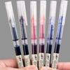 12Pcs/set Straight Liquid Liquid Quick Drying Ballpoint Pen Quick Drying Roller Ball Pens Graffiti