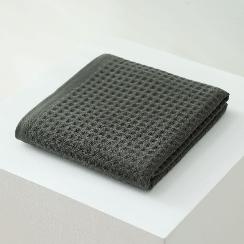Meier Honeycomb waffle pure cotton bath towel Class A cotton absorbent soft home bed and breakfast bath towel
