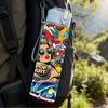 1PC Hot Summer Comic Cartoon Art Print 750ml Color Plastic Sports Water Bottle Leakproof Flip Straw Lid Suitable for Sports Office Home Use