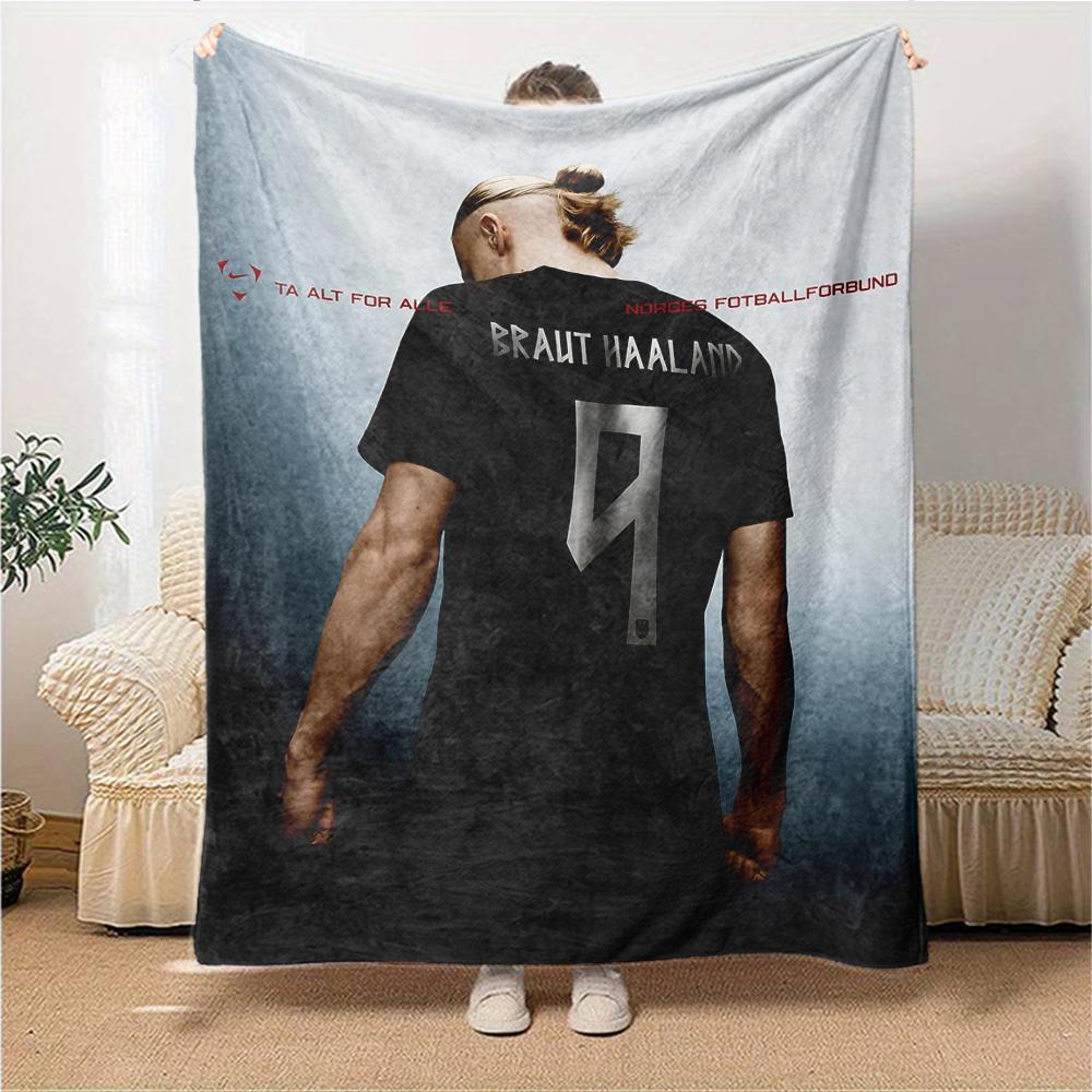 Norwegian Football Legend Blankets Flannel Printed Breathable Warm Throw Blanket for Home Office Bedspreads 0708a73