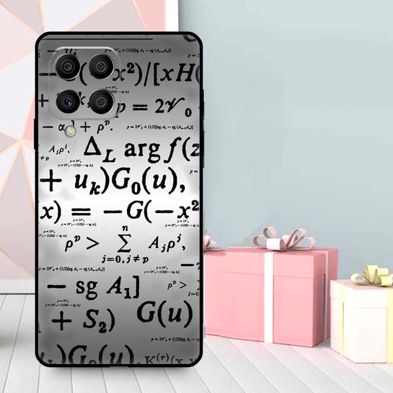 E=mc2 Mathematical Physical formula Case For Samsung Galaxy M56 M52 M32 M53 M16 M11 M21 M31 M35 M12 M13 M14 M15 M36 M55 M34 M54