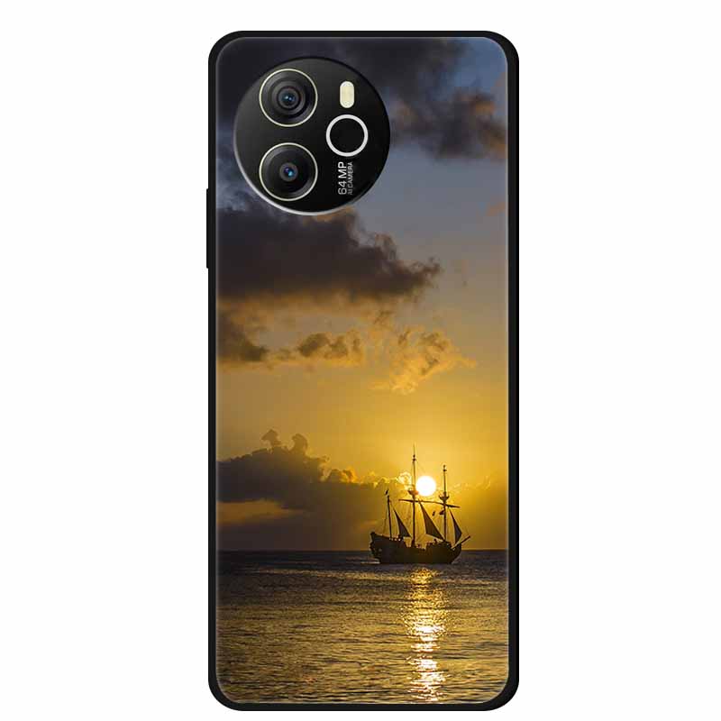 Чехол для телефона Oscal Tiger 12 Расписной Мягкий ТПУ Силиконовый Чехлы Blackview Oscal Tiger12 4G Модный Бампер Capa Оригинальная Задняя Крышка