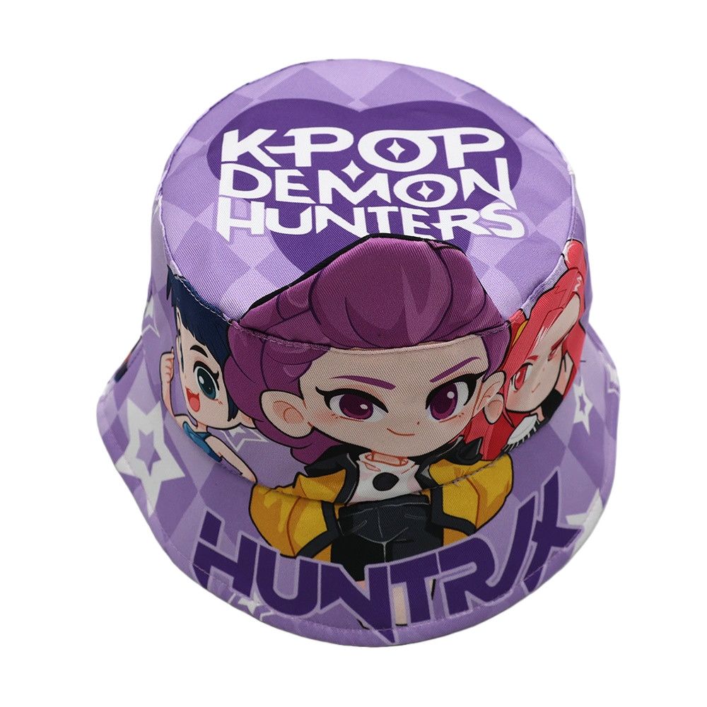 Hunting Witch Girls Theme Fishing Hat for Children - Cartoon Anime Stylish Hunting Witch Girls 3D Printed Fishing Hat with Sun Protection Cap