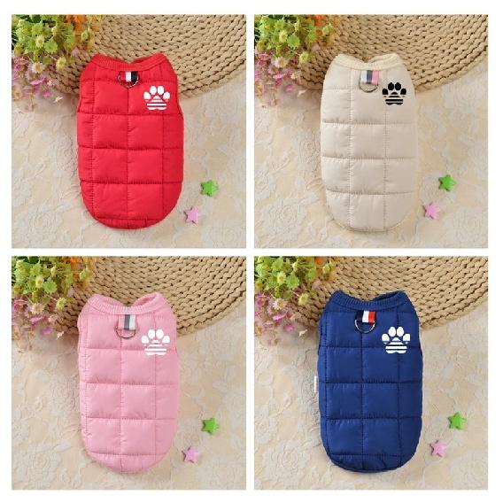 Warm Dog Coat Jacket Windproof Dog Clothes for Small Dogs Padded Clothing Chihuahua Clothes Pet Supplies