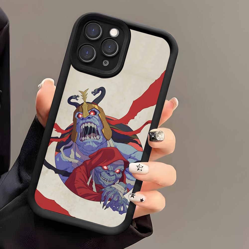 T-ThunderCats CARTOON Phone Case For IPhone 17 Air 16 E 15 14 Plus 13 12 11 Pro Max Black Sky Eye Stepped Protective Case