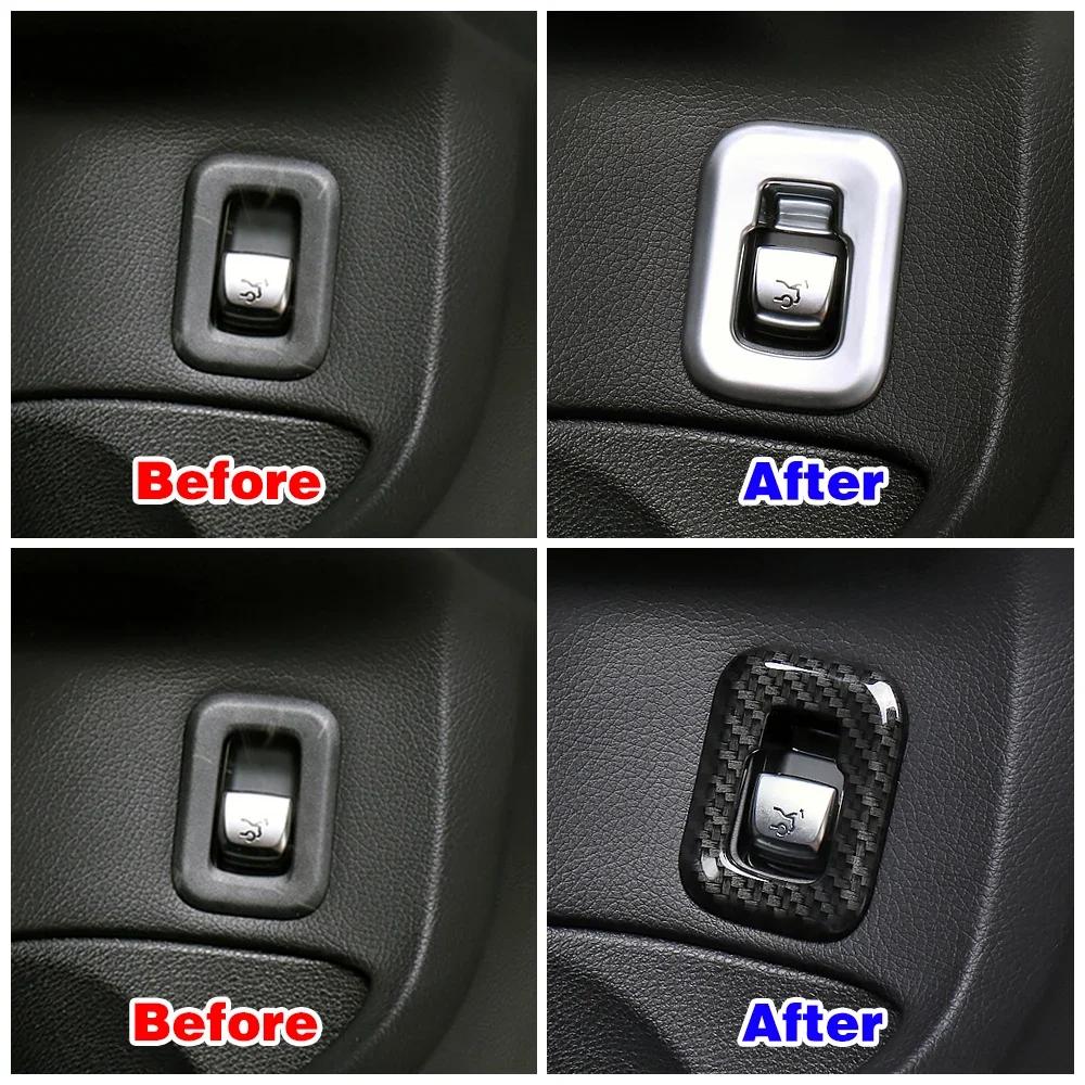 Для Mercedes Benz C GLC Class W205 S205 X253 салон автомобиля Ремонт задней двери багажника Кнопка переключения панели Рамка Крышка Отделка Наклейка