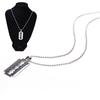 Men Favorite Stainless Steel Razor Blade Pendant  Ball Chain Necklace