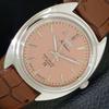 HAND-WINDING VINTAGE HMT KOHINOOR INDIAN MENS PINK COLOR DIAL WATCH A440920-4 HT-a440920