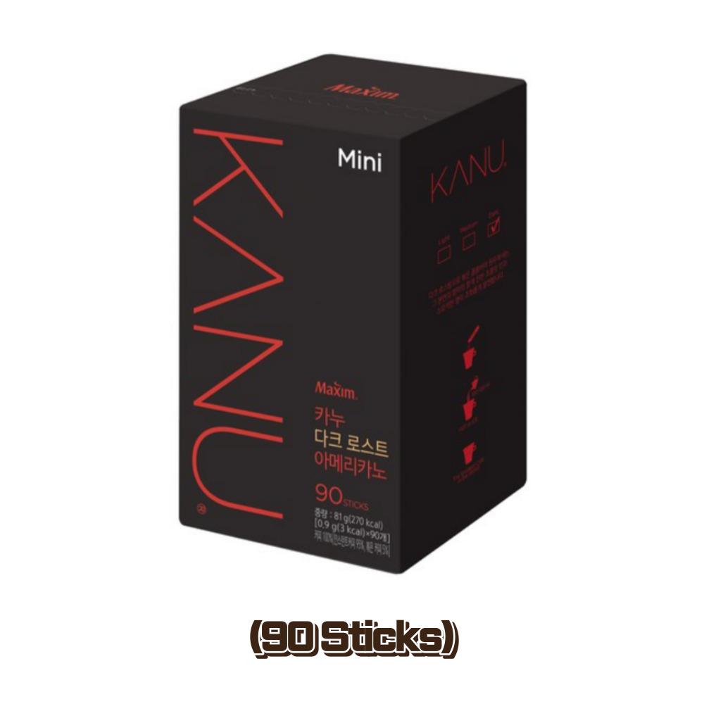 MAXIM KANU Корейский кофе Американо Мягкая, кофейная смесь темной обжарки, без кофеина, сладкий американо