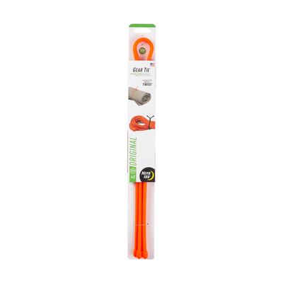 NITEIZE Стяжки Gear Ties, 32 дюйма, 2 шт. в упаковке, Оранжевые, GT32-2PK-31 (Официальный японский продукт)