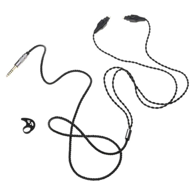 Replacement Upgrade Cable Wire for HD650 HD600 HD660s HD580 Headphone 4.4mm/3.5mm/2.5mm Plugs 1.5x4 Twiste Wire 1.5m