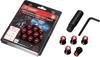 Heptagon Wheel Nuts M12 X Set of for Kei Compact and Type-2, P1.5, 16, Red, Cars, Cars, Toyota, Honda, Mazda, Mitsubishi, Daihatsu,
