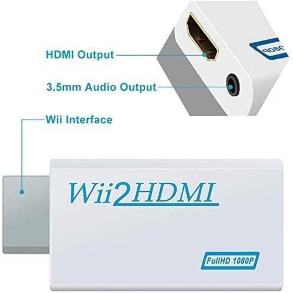 Wii to HDMI HD Converter / Wii-to-HDMI Gaming Converter