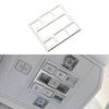 Stainless Steel Car Front Reading Light Trim for Volkswagen VW T-roc Troc 2018 - 2021 Roof Lamp Frame Cover Sticker Accessories