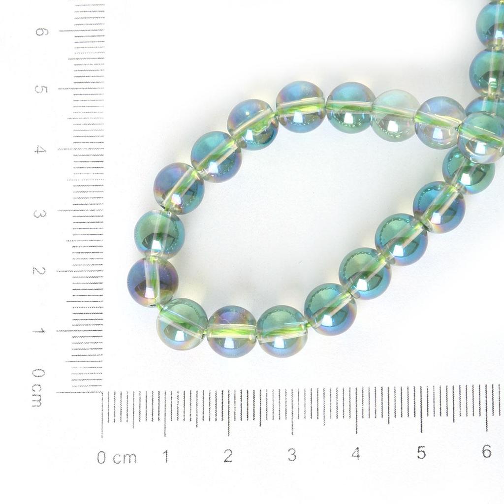 Высокое качество глянцевые прозрачные стеклянные бусины кристальные гладкие круглые бусины для изготовления ювелирных украшений DIY браслет ожерелье серьги