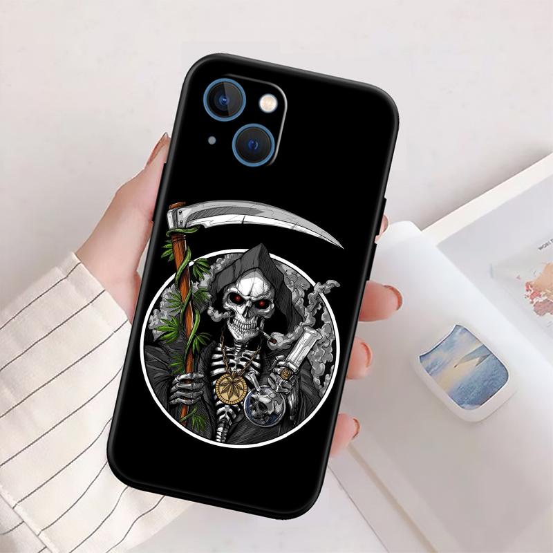 Чехол для телефона 'Череп Жнеца' для Samsung Galaxy A11 A12 A13 A15 A52S A53 A55 A56 A70 A71 A72 A73 F06 F16 F56 S10 Plus S10e