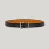 MUARMUS Classic Square Leather Belt [Brown]