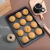 14.5 Inch Non-Stick Rectangle Baking Pan Carbon Steel Baking Sheet Oven Tray for Biscuit Pie Pizza Roast Muffin Bread Bakeware