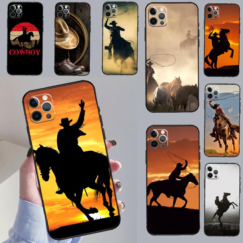 Rodeo Cowboy Lasso Horses For Huawei Nova Y73 Y72 Y61 Y91 Y90 Y70 Y60 12s 12i 11i 8i 9 10 SE P60 Pro P30 P40 Lite Case